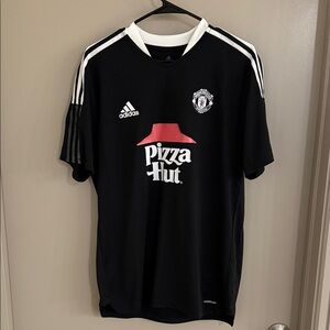 Adidas Black and White Manchester United Shirt